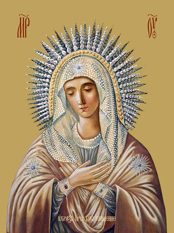 Pearl Print - Icon of the Mother of God - Affection