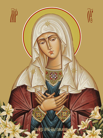 Pearl Print - Icon of the Mother of God - Affection
