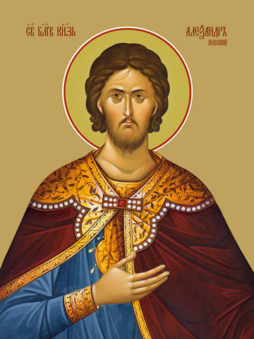Pearl Print - Alexander Nevsky, holy noble prince