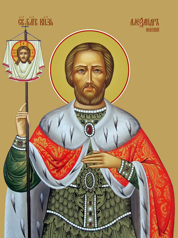 Pearl Print - Alexander Nevsky, holy noble prince
