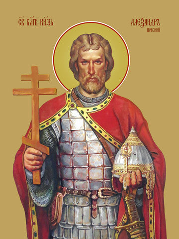 Pearl Print - Alexander Nevsky, holy noble prince