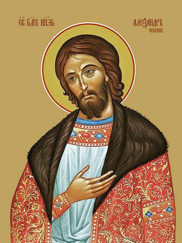 Pearl Print - Alexander Nevsky, holy noble prince
