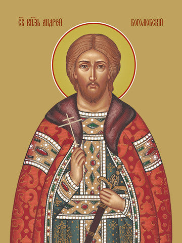 Pearl Print - Andrey Bogolyubsky, blessed prince