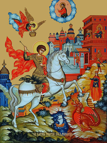 Pearl Print - George the Victorious, great martyr
