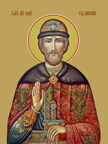 Pearl Print - Oleg Ryazansky, holy prince