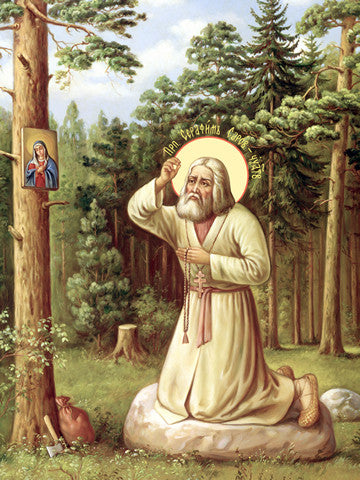 Pearl Print - Seraphim of Sarov, reverend