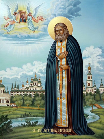 Pearl Print - Seraphim of Sarov, reverend