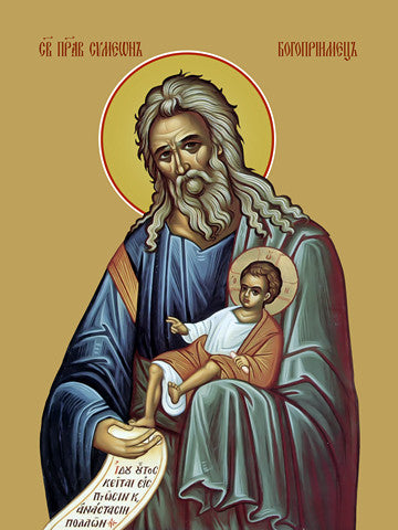 Pearl Print - Simeon the God-Receiver, the holy righteous