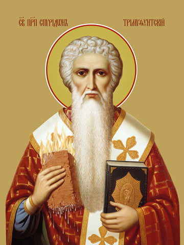 Pearl Print - Spyridon of Trimifuntsky, reverend