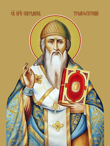 Pearl Print - Spyridon of Trimifuntsky, reverend
