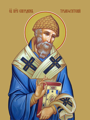 Pearl Print - Spyridon of Trimifuntsky, reverend