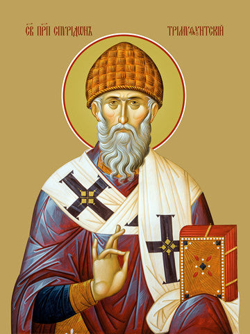 Pearl Print - Spyridon of Trimifuntsky, reverend
