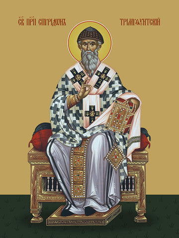 Pearl Print - Spyridon of Trimifuntsky, reverend