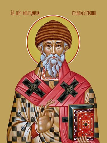 Pearl Print - Spyridon of Trimifuntsky, reverend