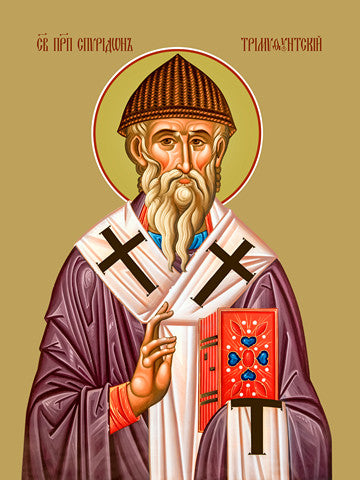 Pearl Print - Spyridon of Trimifuntsky, reverend