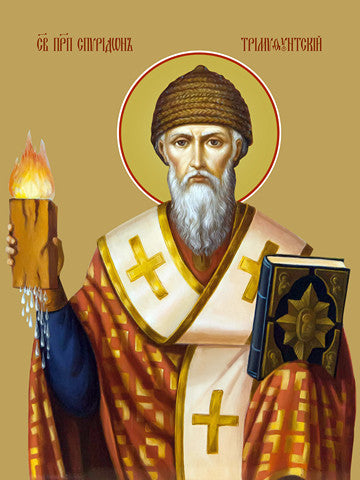 Pearl Print - Spyridon of Trimifuntsky, reverend