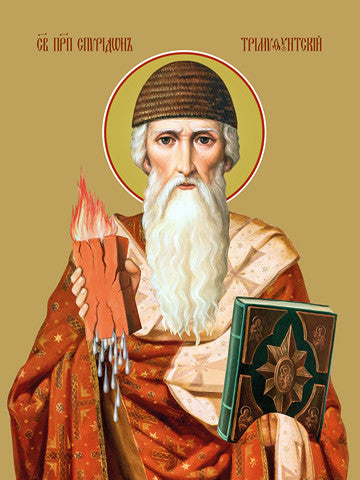 Pearl Print - Spyridon of Trimifuntsky, reverend