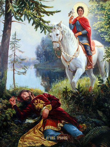 Pearl Print - Tryphon of Apamea, martyr