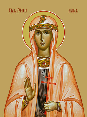 Pearl Print - Agafya, saint