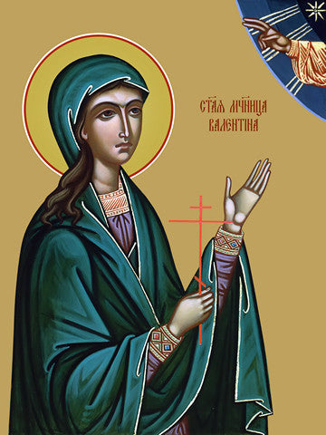 Pearl Print - Valentine of Caesarea, martyr
