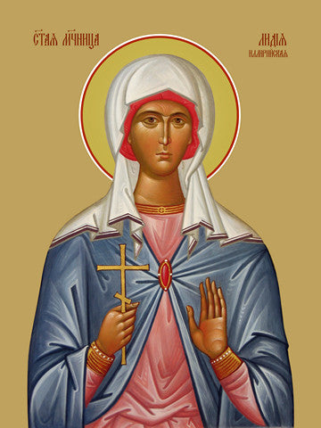 Pearl Print - Lydia of Illyrian, martyr