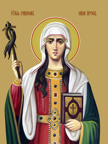 Pearl Print - Nino, Saint Equal-to-the-Apostles Enlightener of Georgia