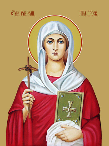 Pearl Print - Nino, Saint Equal-to-the-Apostles Enlightener of Georgia