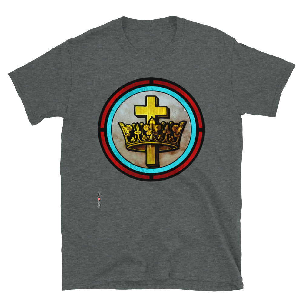 Holy Cross and Crown Short-Sleeve Unisex T-Shirt