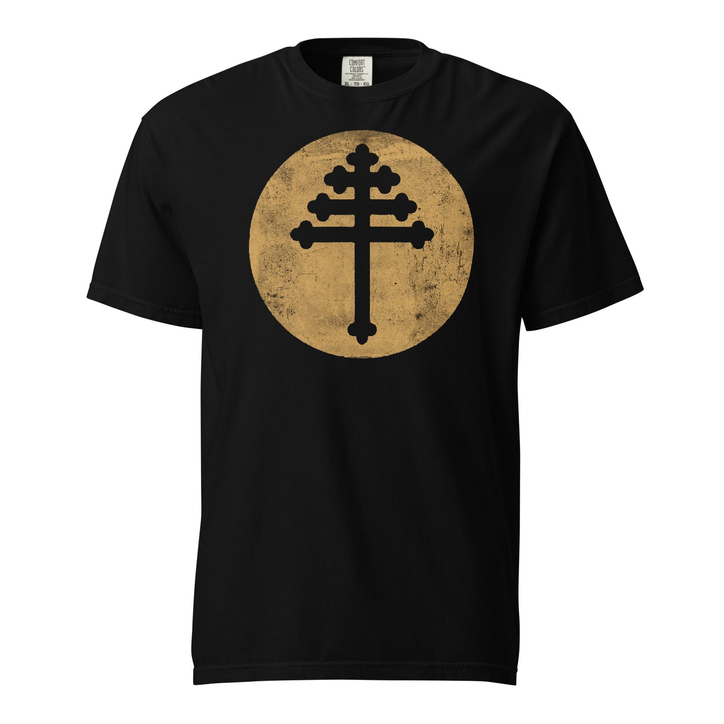 Maronite Cross Unisex garment-dyed heavyweight t-shirt