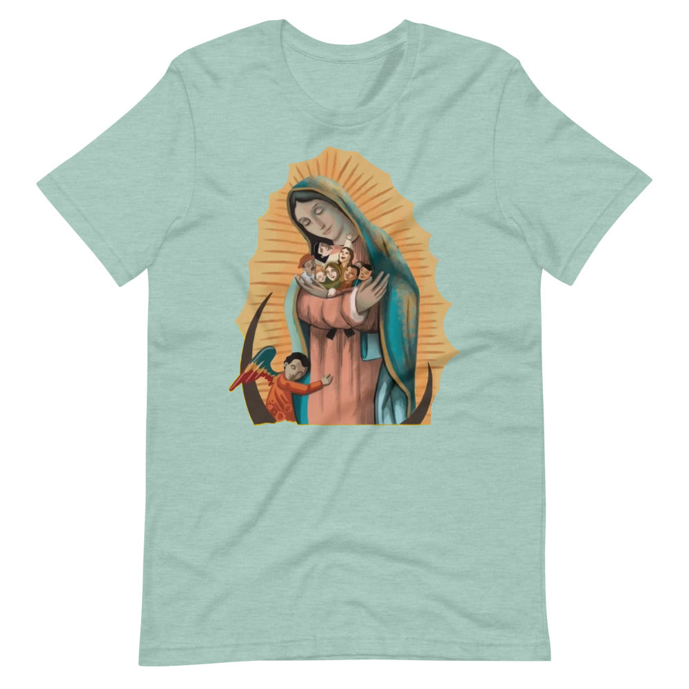 VirginMary Protect Us - Short-Sleeve Unisex T-Shirt