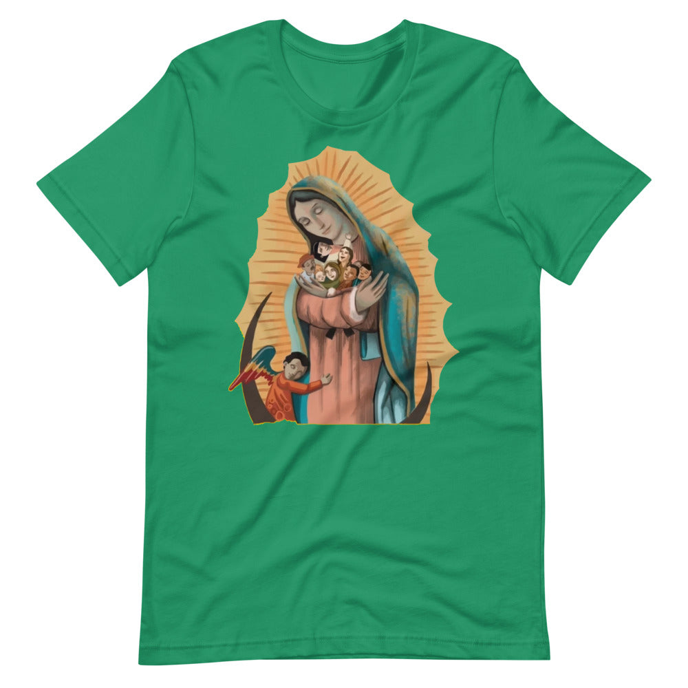 VirginMary Protect Us - Short-Sleeve Unisex T-Shirt