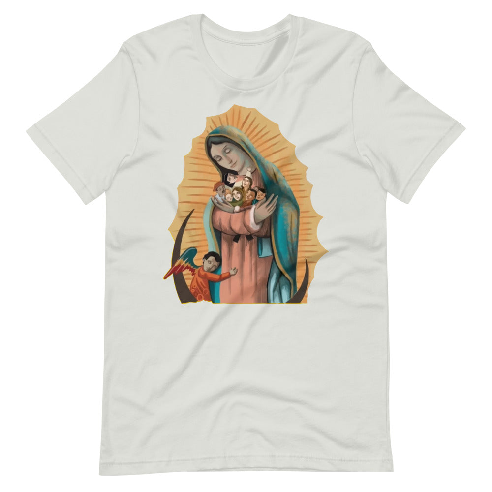 VirginMary Protect Us - Short-Sleeve Unisex T-Shirt