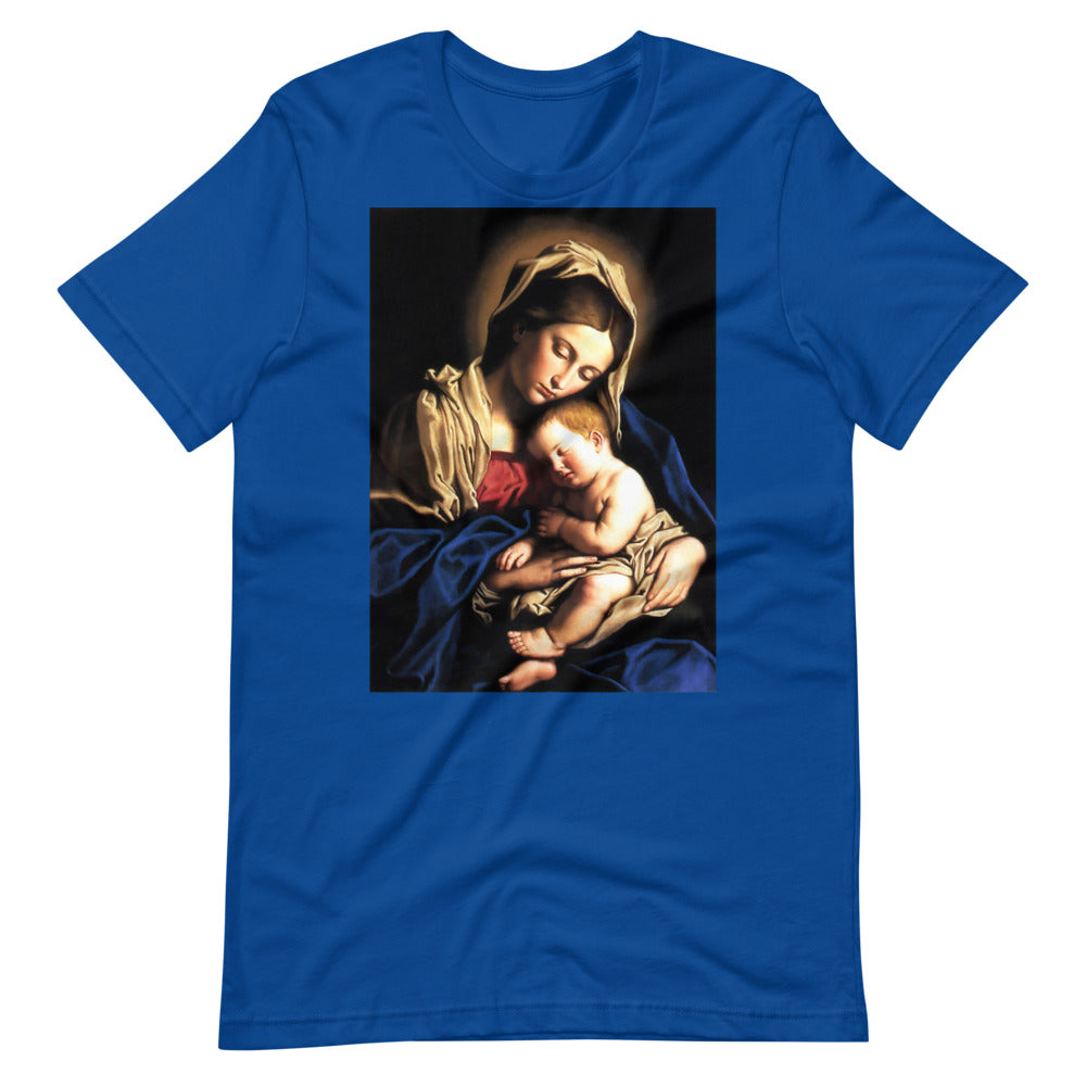 Madonna and Child (Sassoferrato) Short-Sleeve Unisex T-Shirt