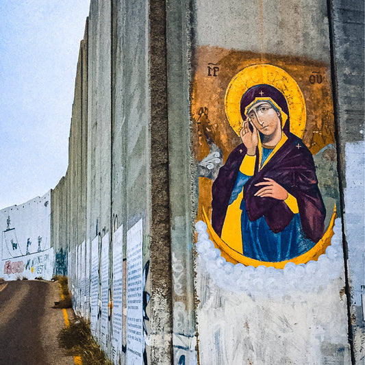 Pearl Print - Our Lady Who Brings Down Walls Icon Print