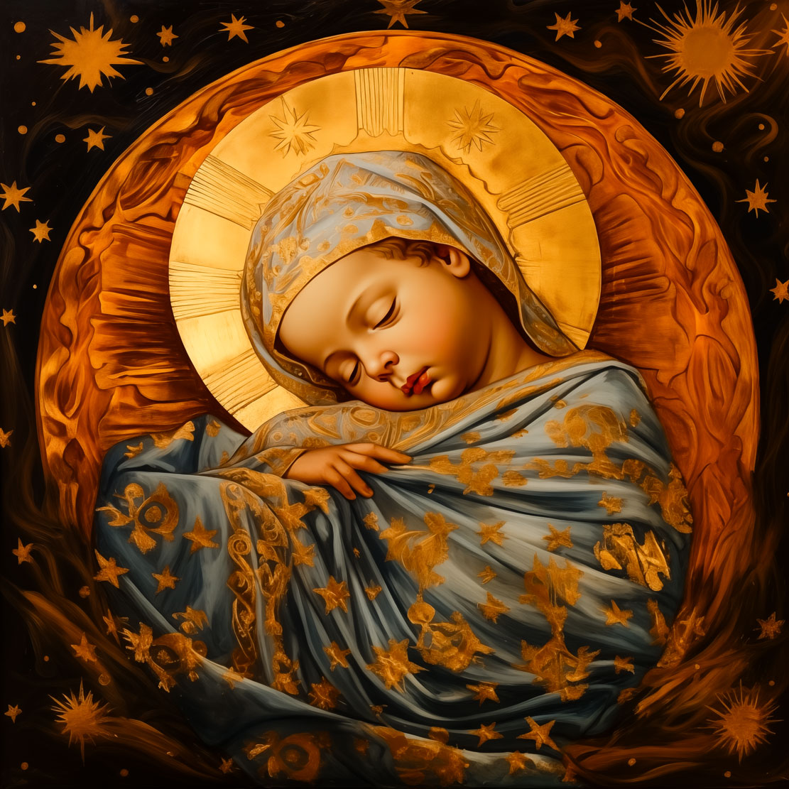 Pearl Print - Sweet Baby Jesus Icon
