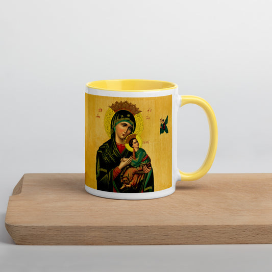 Our Lady of Perpetual Help Mug with Color Inside