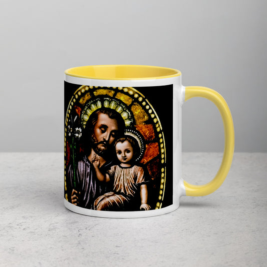 St Joseph, Divine Child Protector Mug with Color Inside