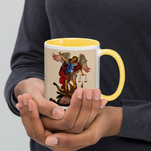 St Michael Mug with Color Inside