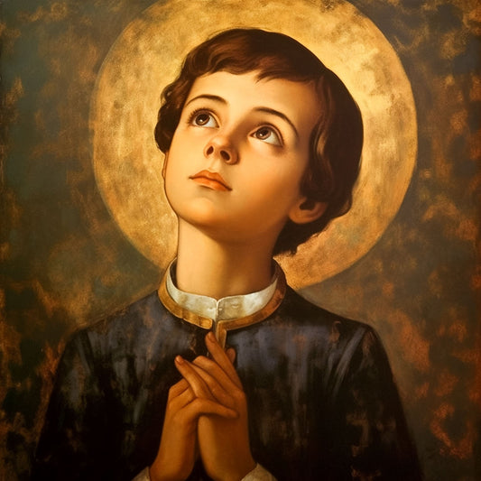 Pearl Print - Saint Dominic Savio Icon Print