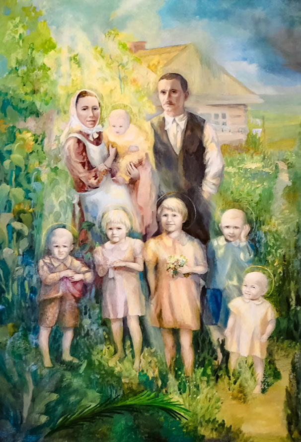 Pearl Print - Icon Above the new Altar Tomb of the Ulma Family -