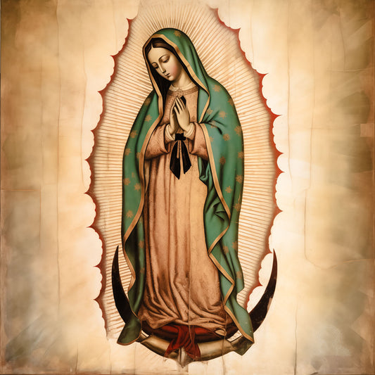 Pearl Print - Mater Admirabilis: Our Lady of Guadalupe Icon Mother most admirable