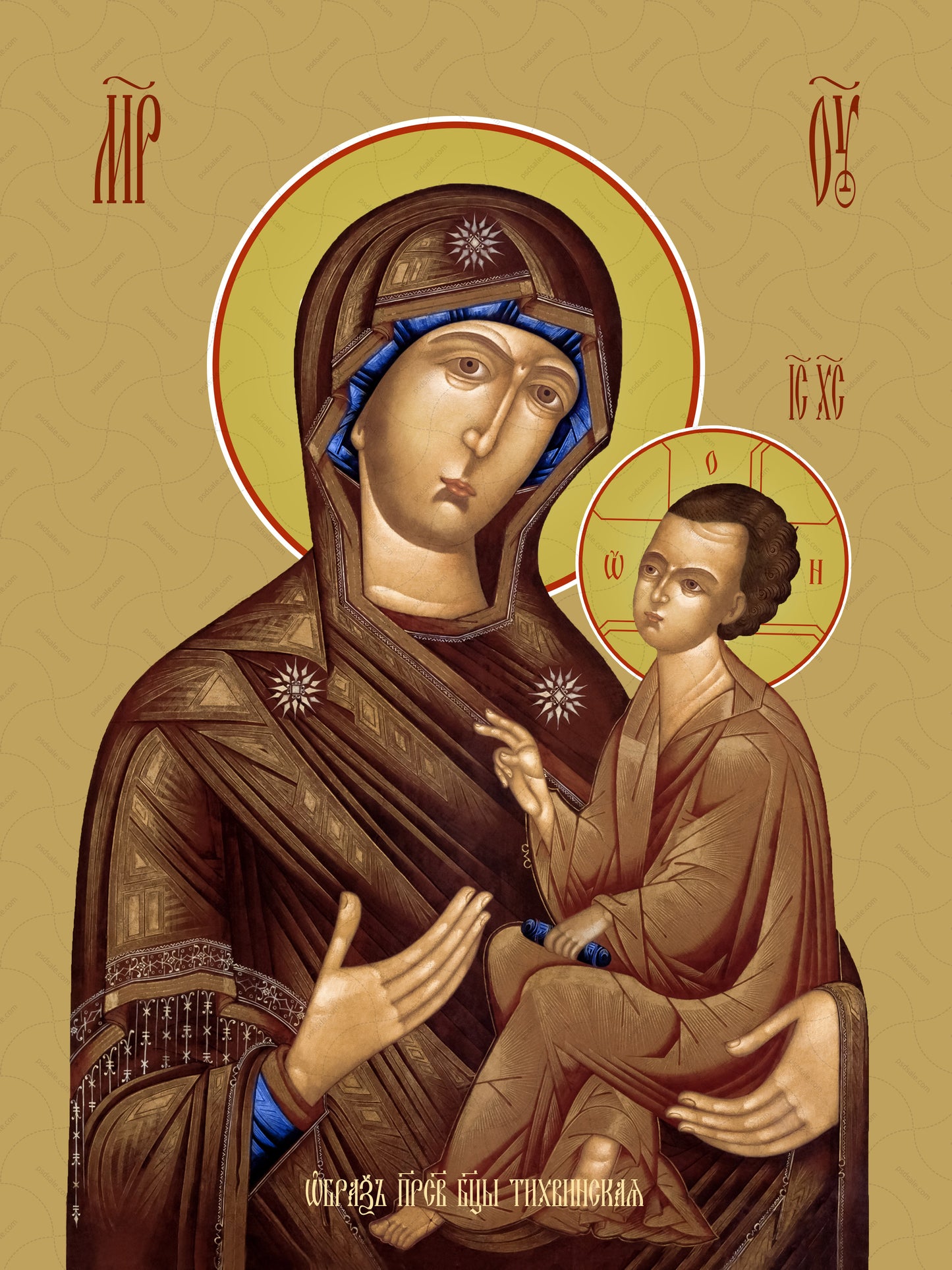 Icon of the Mother of God ÒTihvinskayaÓ