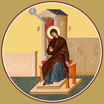 Annunciation, Most Holy Theotokos (for iconostasis)