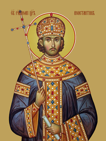 Constantine, holy equal to the apostles king